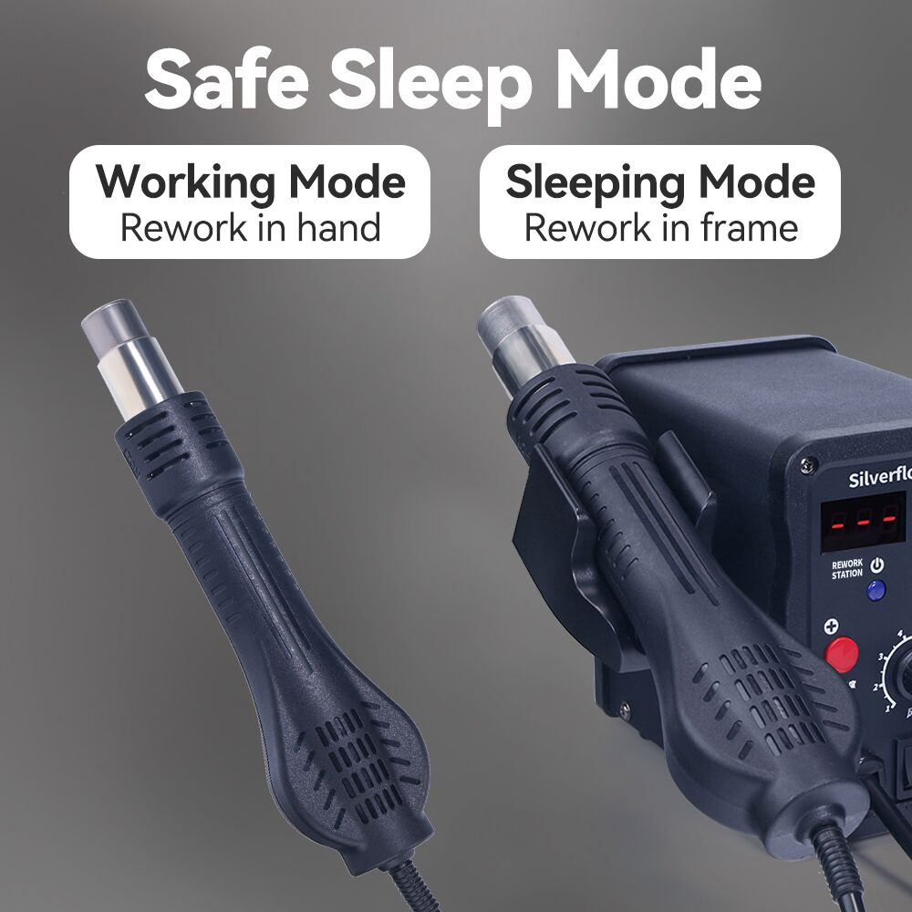 Silverflo 8586D Soldering Stat - T12 Soldering Station Oled ulasan dan harga