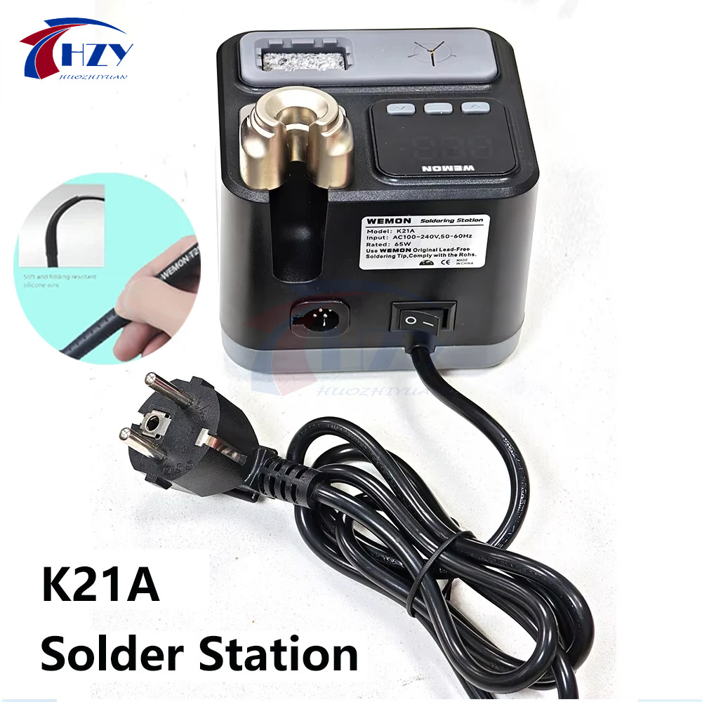 WEMON K21A T210 Soldering Stat - C210 Precision Soldering Station ulasan dan harga