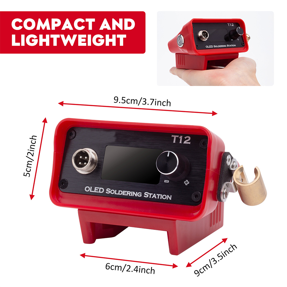 OLED T12 Soldering Iron Statio - T12 Soldering Station Oled ulasan dan harga