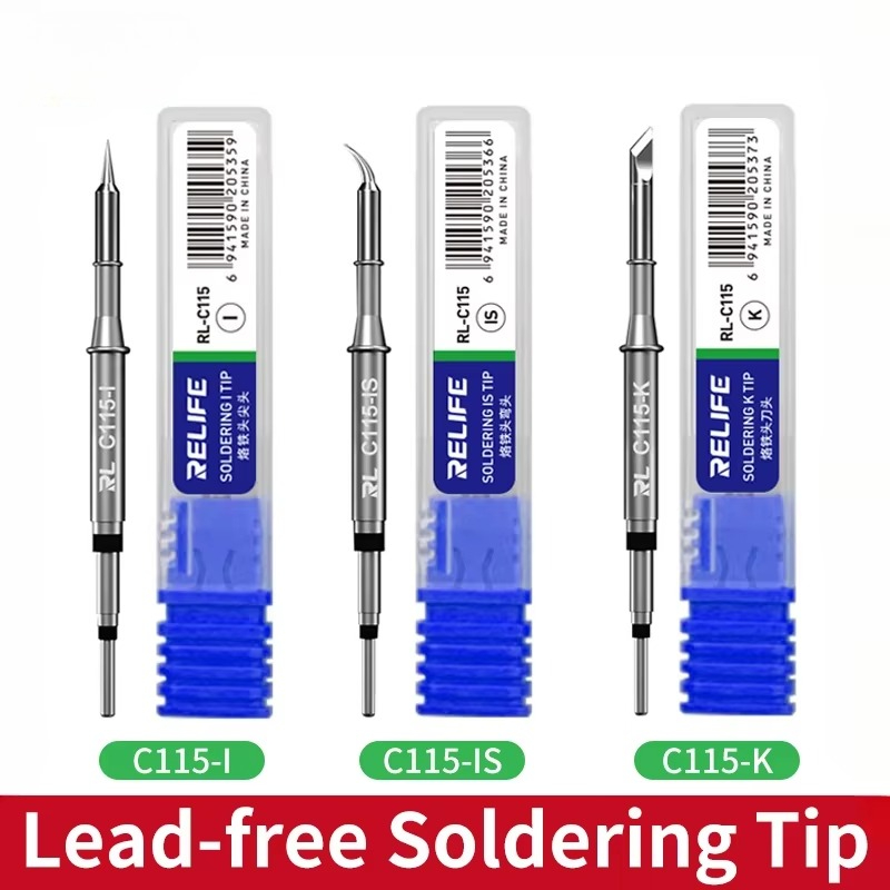 RELIFE C115-K/I/IS Nano-level  - C115 Nano Soldering Iron Station ulasan dan harga