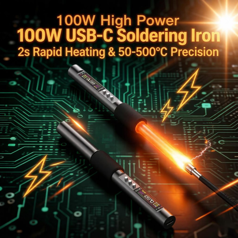100W Soldering Iron 2s Instant - C210 Precision Soldering Station ulasan dan harga
